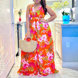 Breezy Floral Vacation Dress
