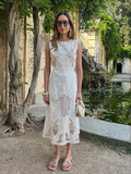 Garnet Embroidered Dress