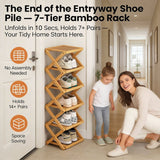 The 9-Tier No-Assembly Bamboo Rack !??