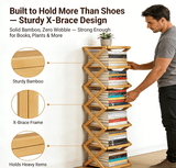 The 9-Tier No-Assembly Bamboo Rack !??