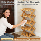 The 9-Tier No-Assembly Bamboo Rack !??