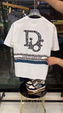 Summer Letter-Print Loose-Fit Short-Sleeve T-Shirt