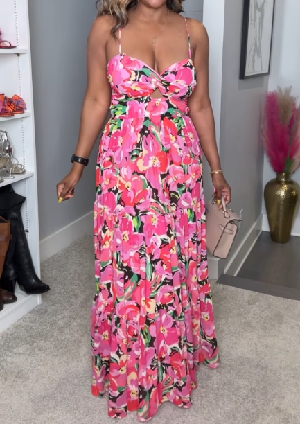 The Beautiful Floral Vacation Dress